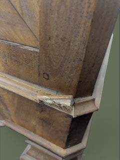Louis Philippe Buffet, Walnut and Burl Walnut, Two Doors, France, 1850s