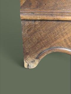 Waschtisch-Sideboard im Stil Ludwigs XV. aus Walnussholz, mit Platte aus rotem Marmor, Frankreich, um 1900