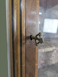 Louis XVI Style Vitrine, Rosewood and Marquetry, France, 1900s