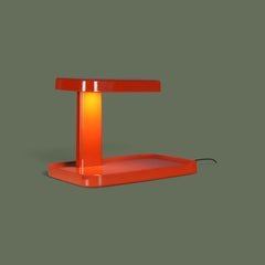 Ronan and Erwan Bouroullec, Piani Table Lamp, Orange Plastic, Italy, 2010s