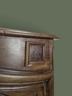 Louis XV Provincial Walnut Buffet Bas, Two Doors, France, 18th Century
