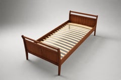 Modernes skandinavisches Schlitten-Tagesbett, Teakholz, Dänemark, 1960er Jahre