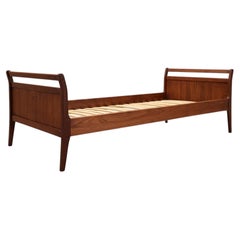 Modernes skandinavisches Schlitten-Tagesbett, Teakholz, Dänemark, 1960er Jahre