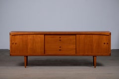 Danish Teak Sideboard with Sliding Doors by H.W. Klein for Bramin, 1960s