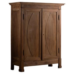 Antique French Wardrobe, Walnut, Original Patina, 1800s Design