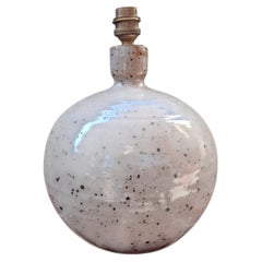 Table Lamp by Guy Baudat, Pyrite Stoneware, France, 1970s