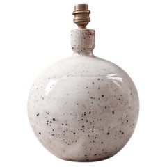 Table Lamp by Guy Baudat, Pyrite Stoneware, France, 1970s