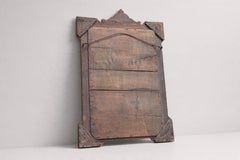 Louis XVI Style Carved Wood Wall Mirror, Shell Crest, France, 1890s