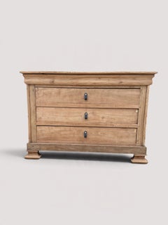 French Louis Philippe Chest of Drawers, Bleached Cherry, 19th Century