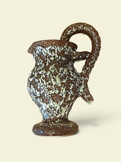 Large Presentation Jug / Vase in "Fat Lava", by Marius Giuge Vallauris, 1960s