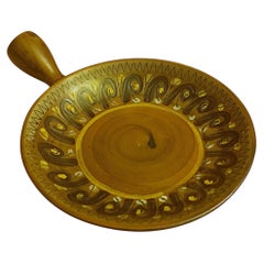 Beautiful Vide-Poche in Glazed Ceramic by Jean de Lespinasse, 1950-1960s