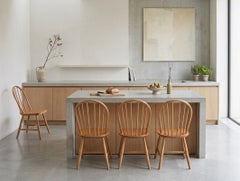 Set of 4 Erik Ole Jørgensen Dining Chairs in Teak and Beech, 1960s