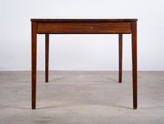 Danish Rosewood Dining Table with Black Formica Extensions, 1960s