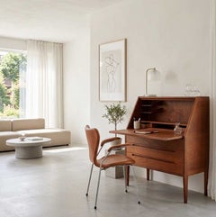 Secretaire vintage in teak di Nils Jonsson, anni '60
