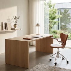 Arne Jacobsen Model 3217 Office Chair for Fritz Hansen, 1950s