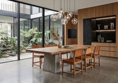 Set of 6 Kurt Østervig Dining Chairs for Sibast, Cognac Leather and Oak, Denmark