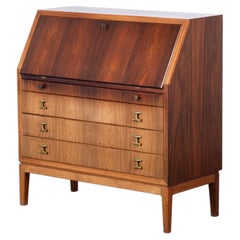 Danish Rosewood Secretary Desk, 1960s