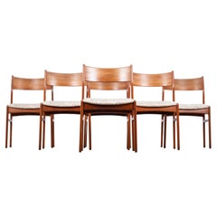 Set of 6 Danish Teak Dining Chairs by Funder-Schmidt & Madsen, 1960s
