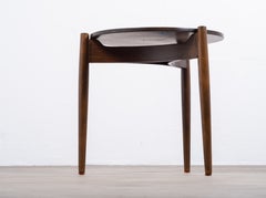 Danish Mid-Century Beech Side Table, 1960s