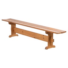 Danish Pine Bench, 1970s