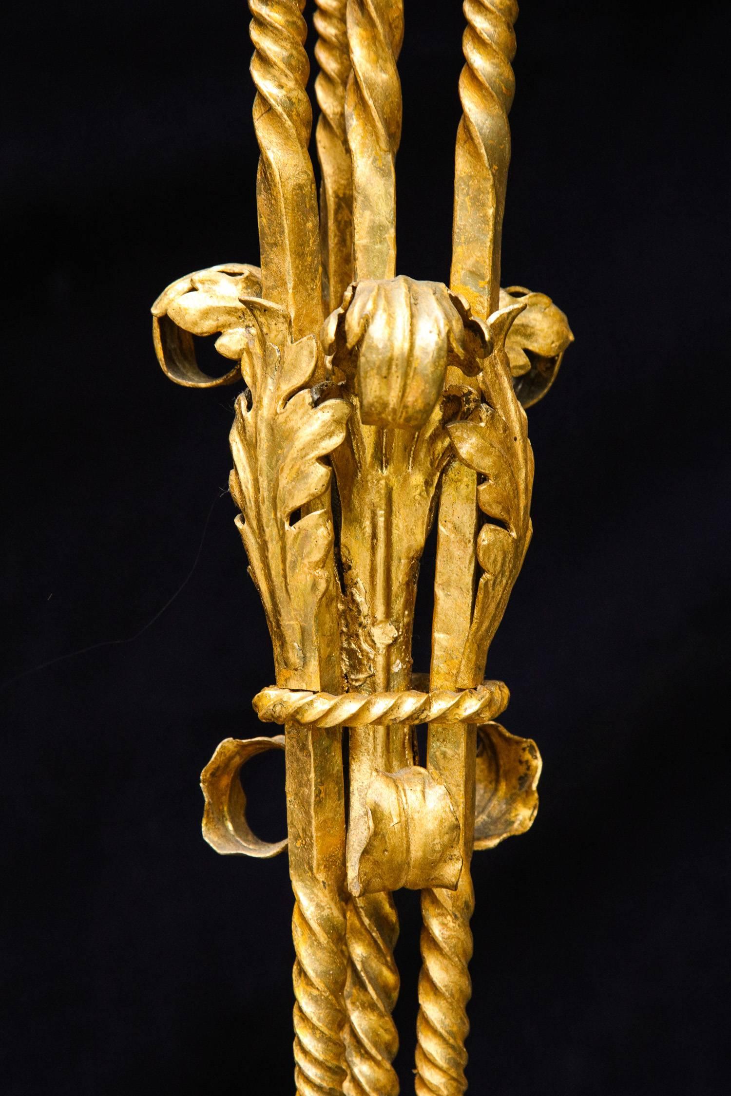 Seltene antike Stehlampen aus Caldwell-Marmor und Bronze mit Schildkrötenmotiv im Louis-XVI.-Stil, Paar im Angebot 2