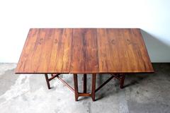Danish Rosewood Drop-Leaf Table