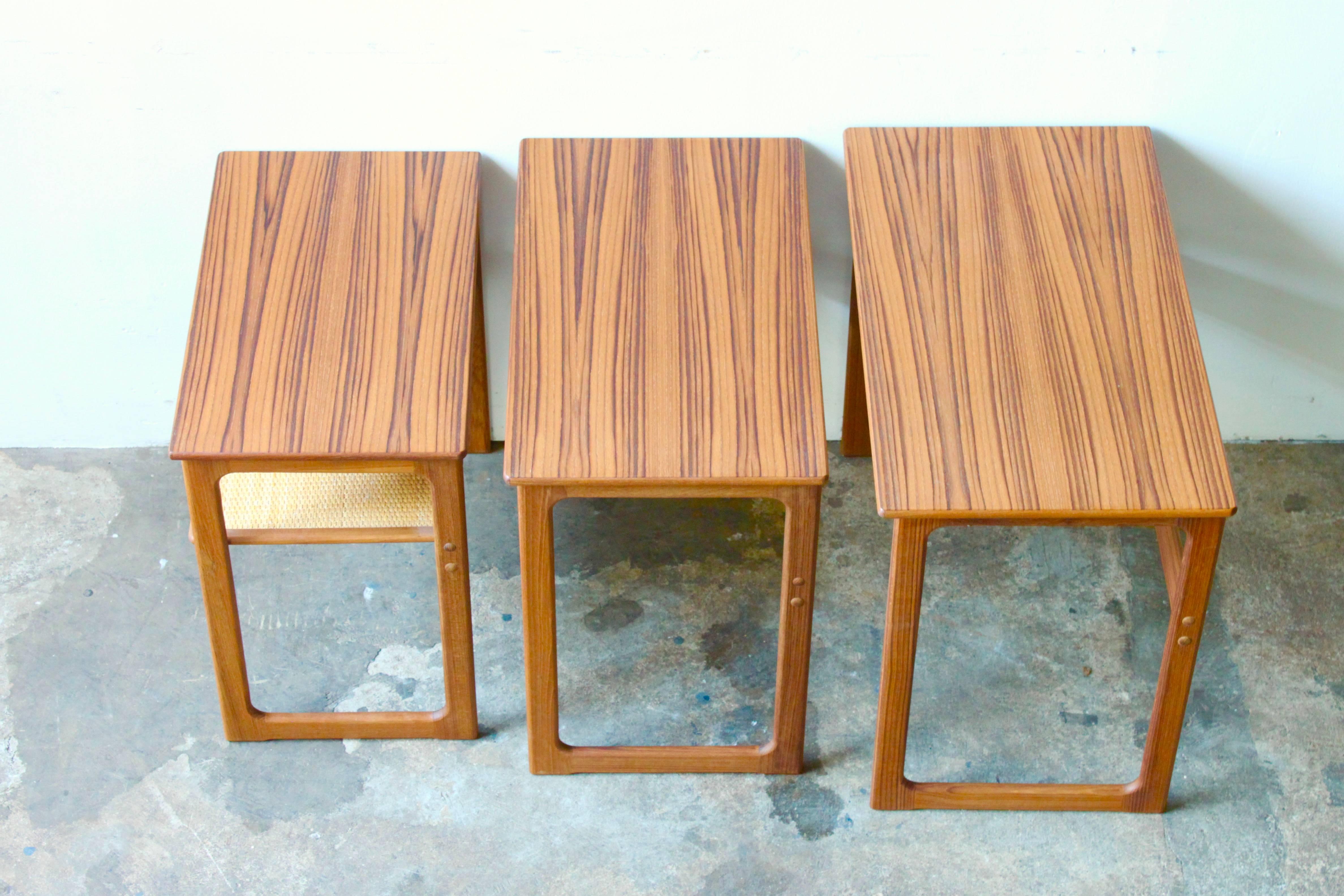 Johannes Andersen Nesting Tables In Good Condition In Brooklyn, NY