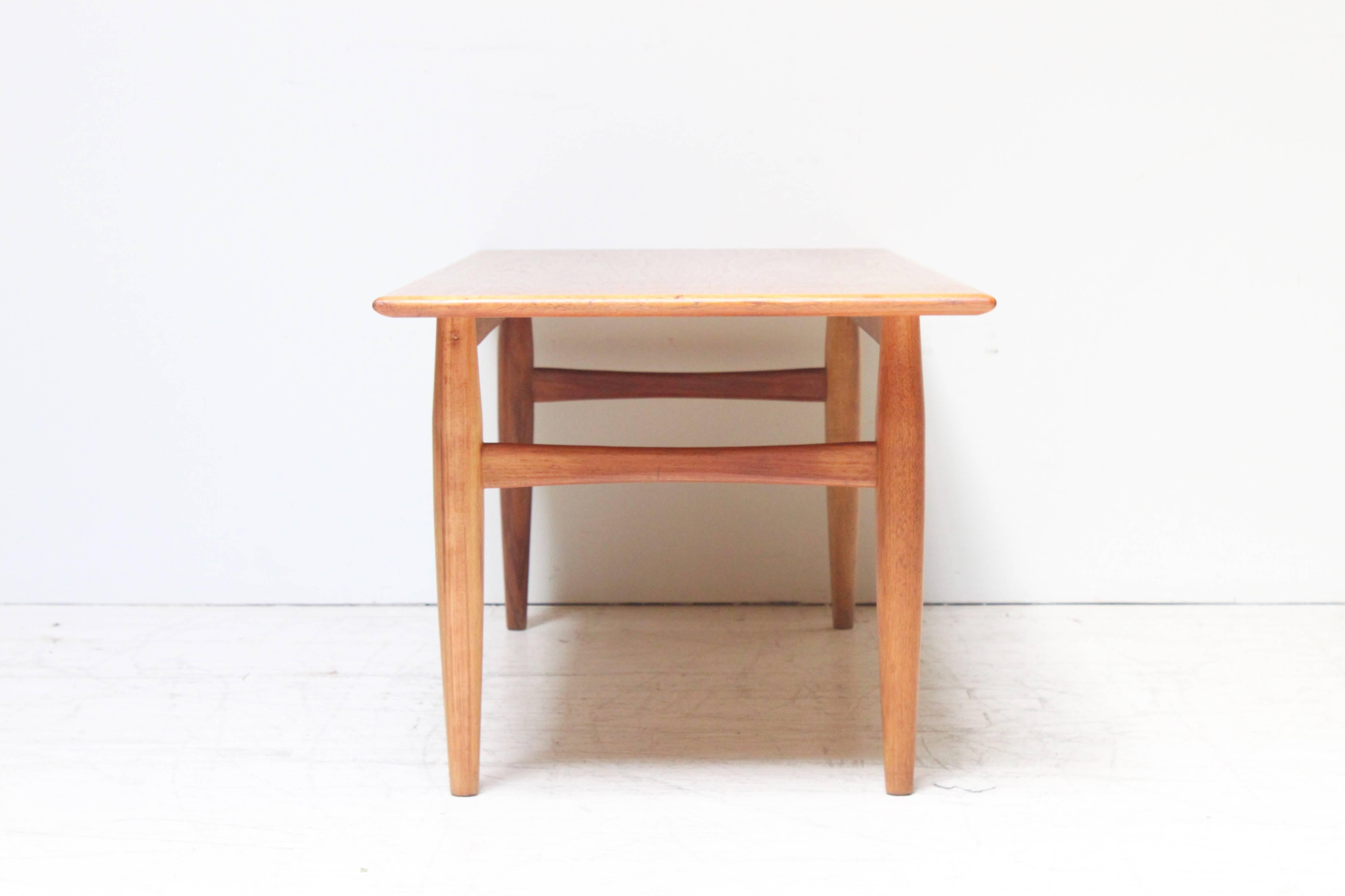 Scandinavian Modern Mid-Century Teak Coffee Table by Parker Furniture