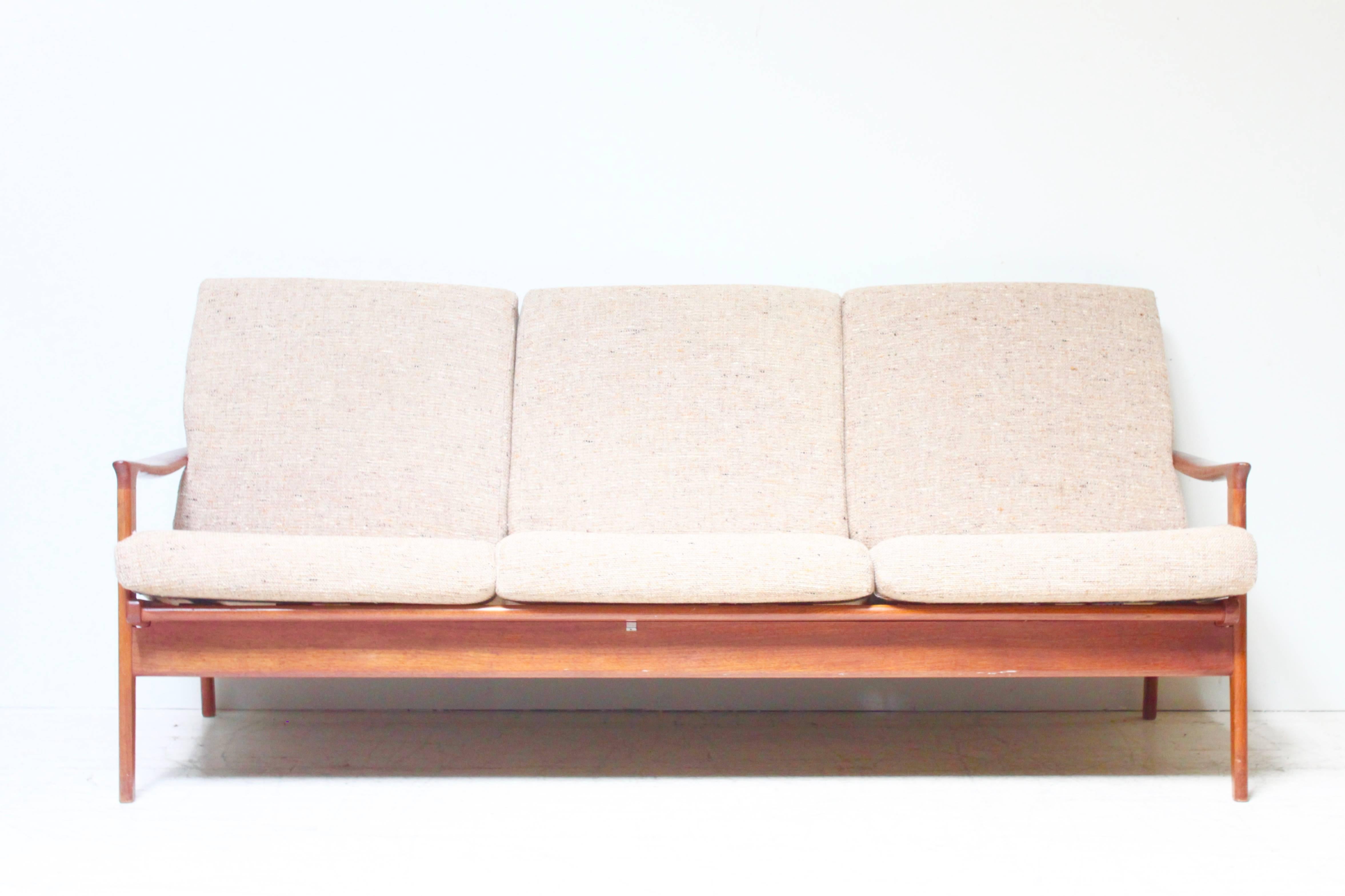 Teak Mid-Century sofa by Parker Furniture.