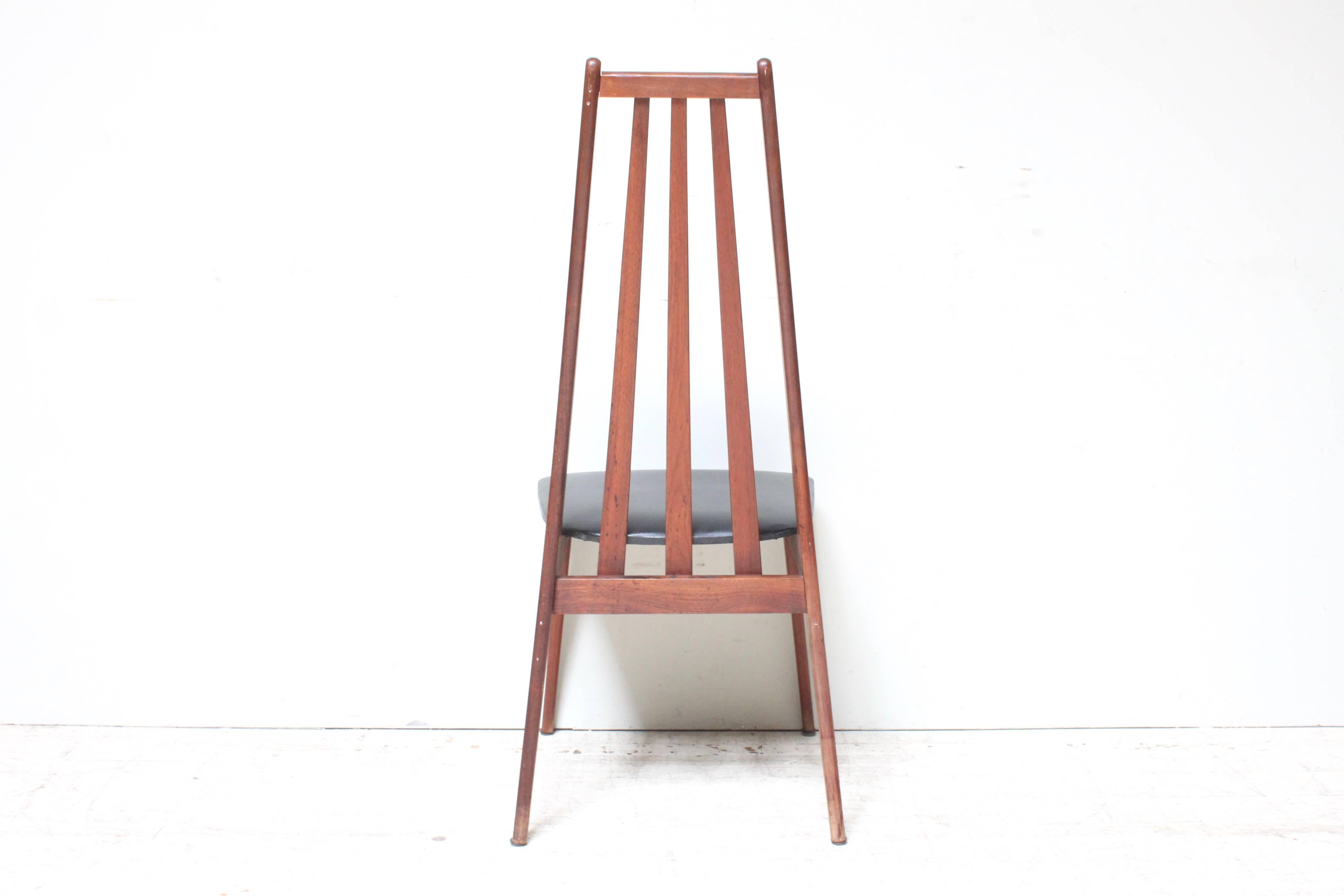 Mid-Century Modern Vintage American Modern Walnut Side Chair