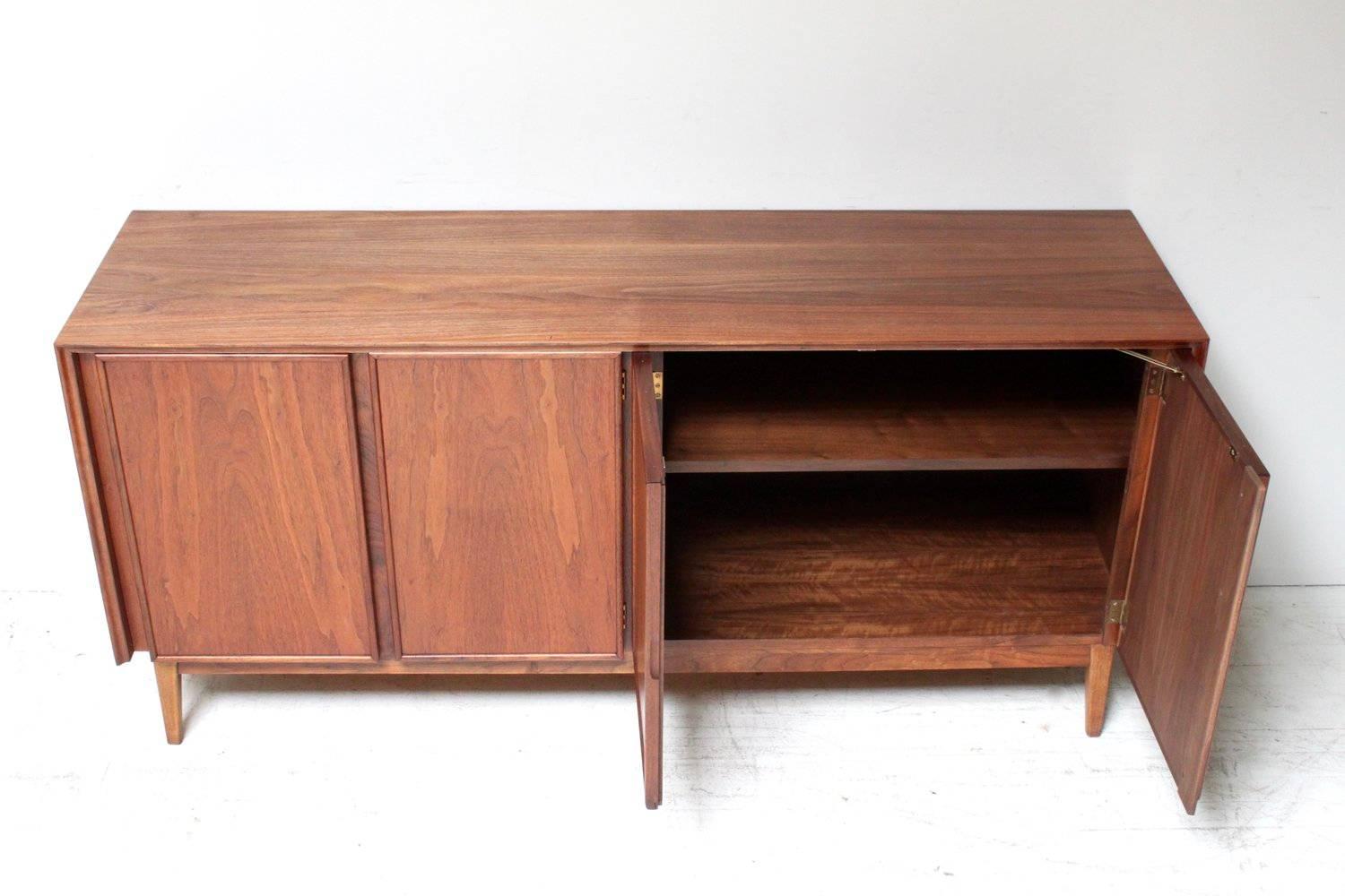 American Walnut Martinsville Credenza For Sale