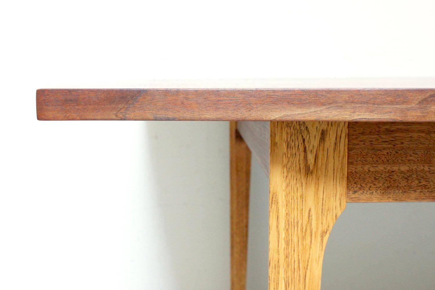 American Midcentury Walnut Dining Table For Sale