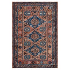 Konagkend Soumak antique du 19e siècle • Tapis caucasien • 7′2″×10′6 • Azerbaïdjan