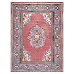 Antico Kilim Oushak - Tappeto turco in lana a trama piatta - 8′3″×10′10″ - Anatolia anni '30