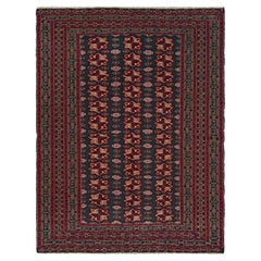 Vintage Caucasian Soumak Rug • Handmade Flatweave Wool, Wall Hanging, 4x5