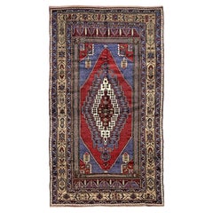 Taspinar • Vintage Handmade Turkish Floral Rug (6' x 9') • 1950s Anatolia