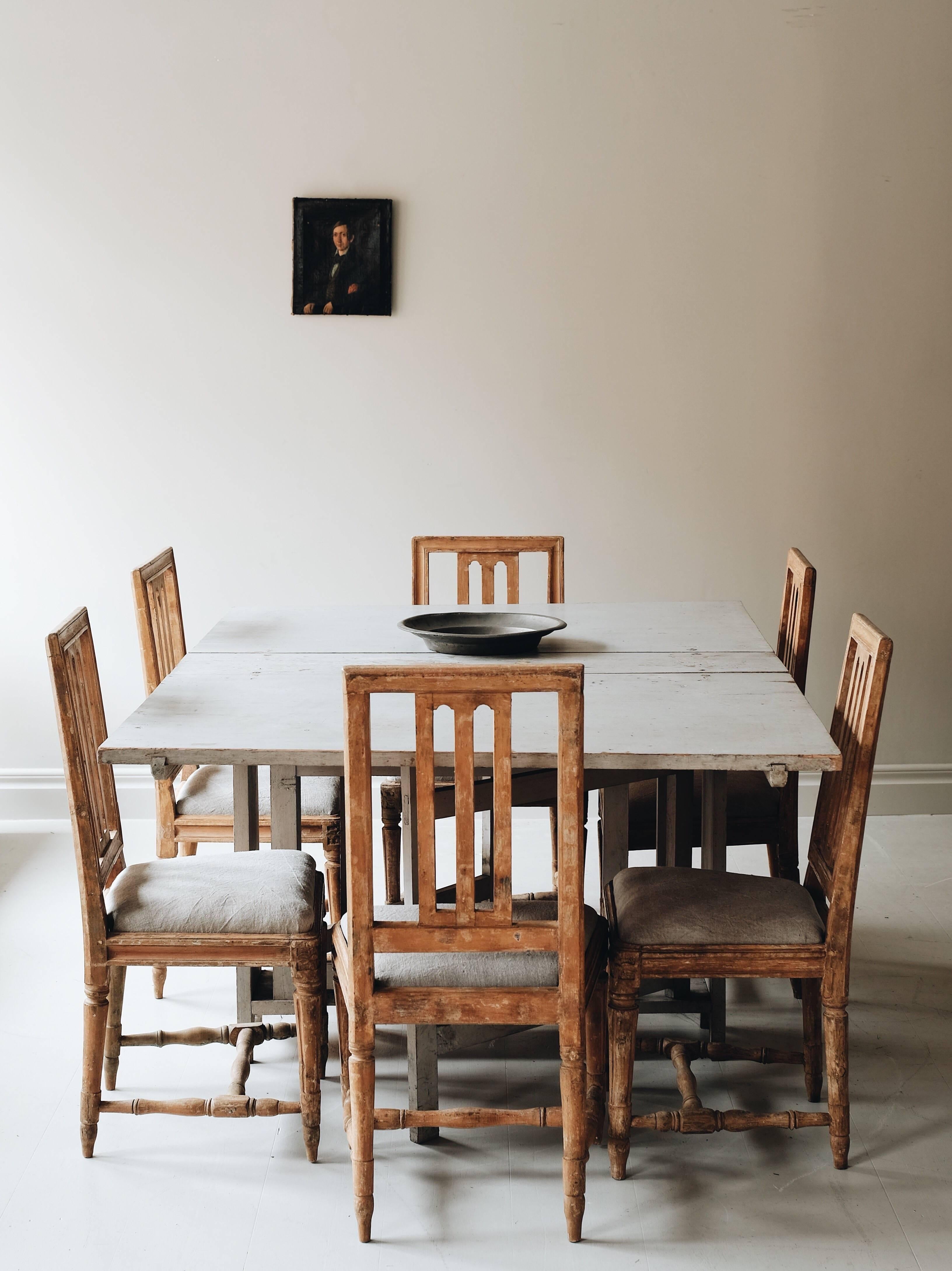 Swedish 19th Century Gustavian Chairs 