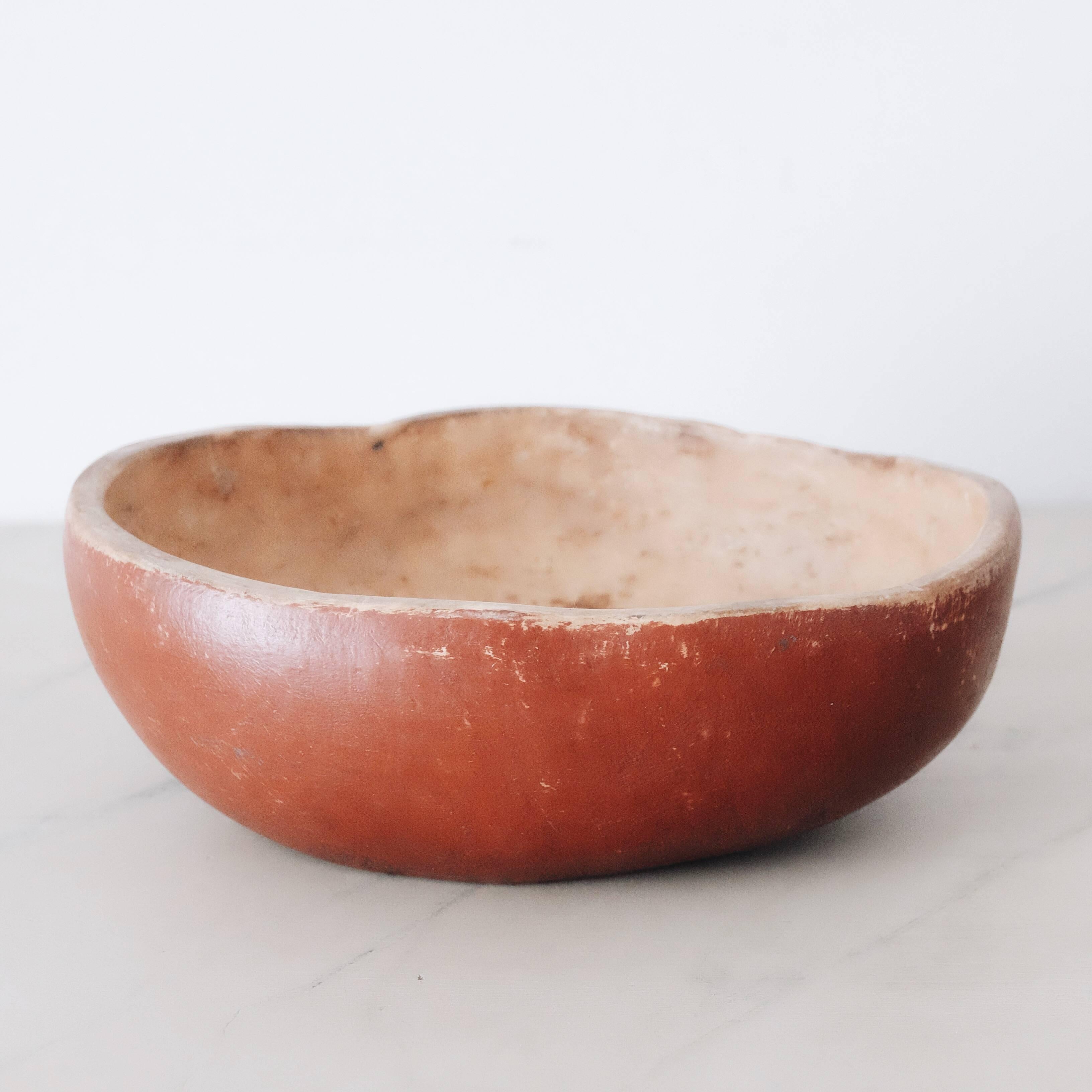 Swedish 19th century root wood bowl in original colour. Dated 1882
 
Condition:    Good 
Wear:          Wear consistent with age and use
Finish:         Original
Year:           Ca 1882