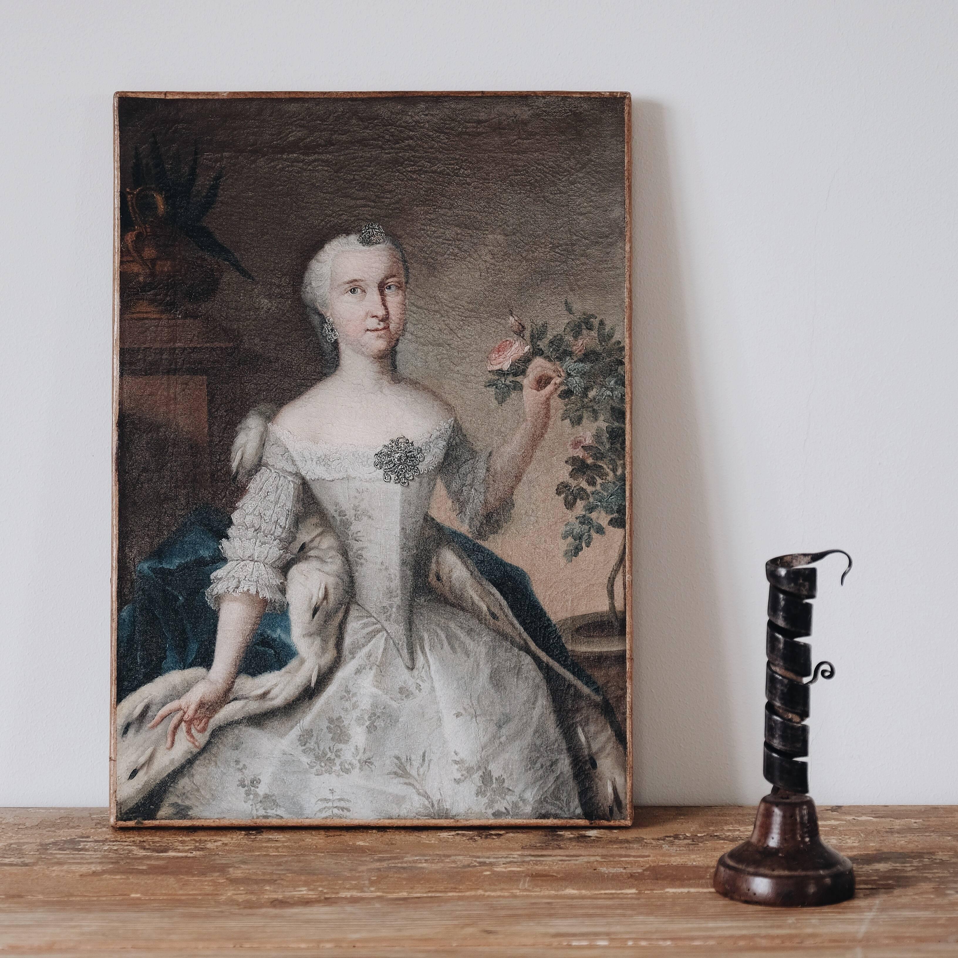 18th Century Royal Portrait  In Good Condition In Mjöhult, SE