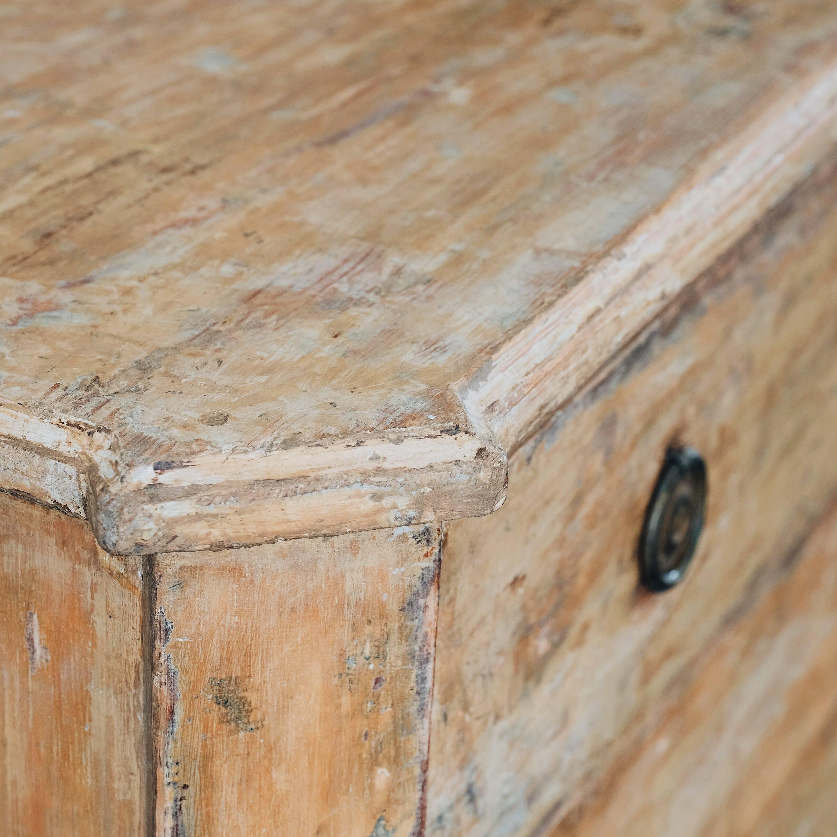 Painted 18th Century Gustavian Chest of Drawers