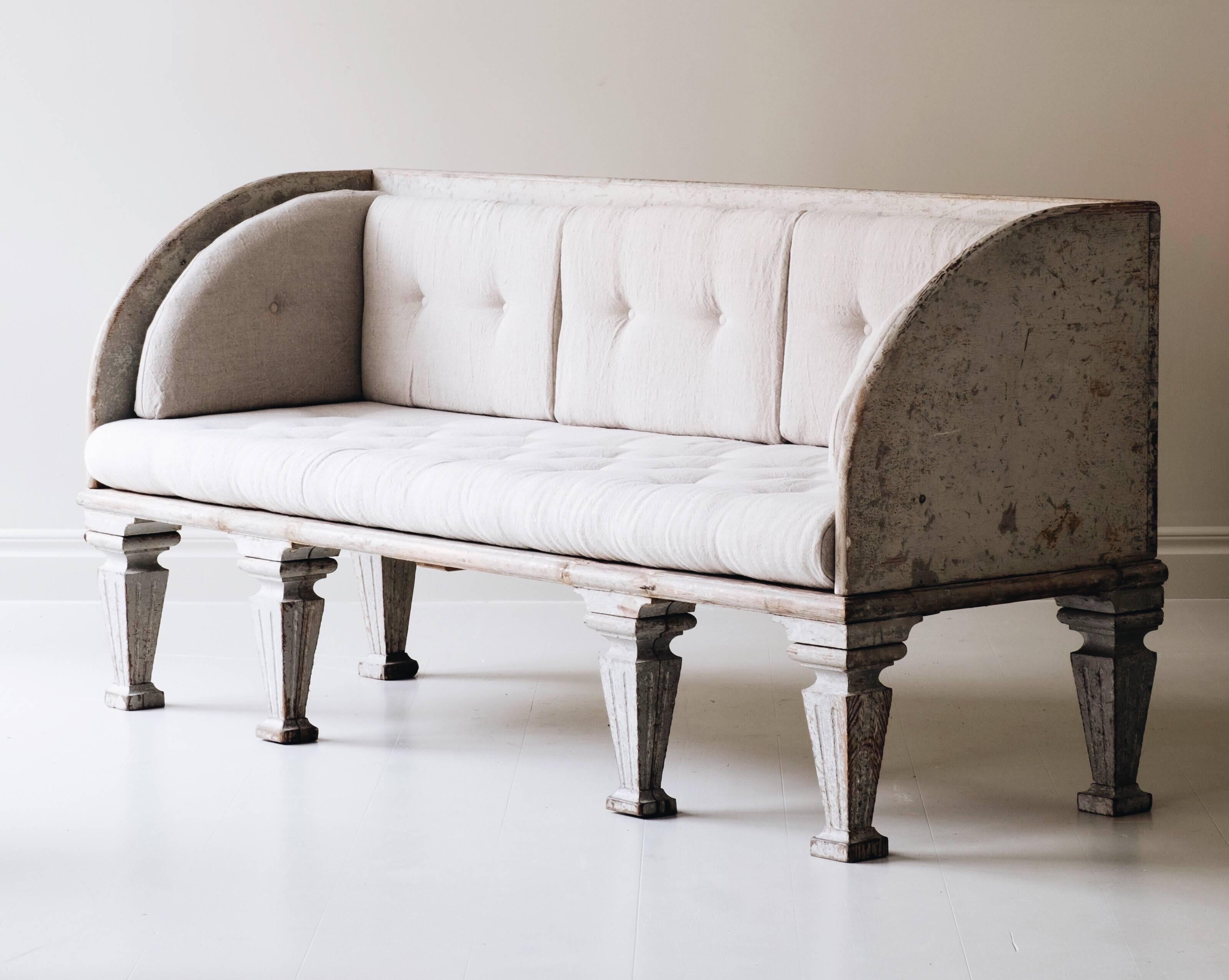 Swedish 19th Century Gustavian Sofa