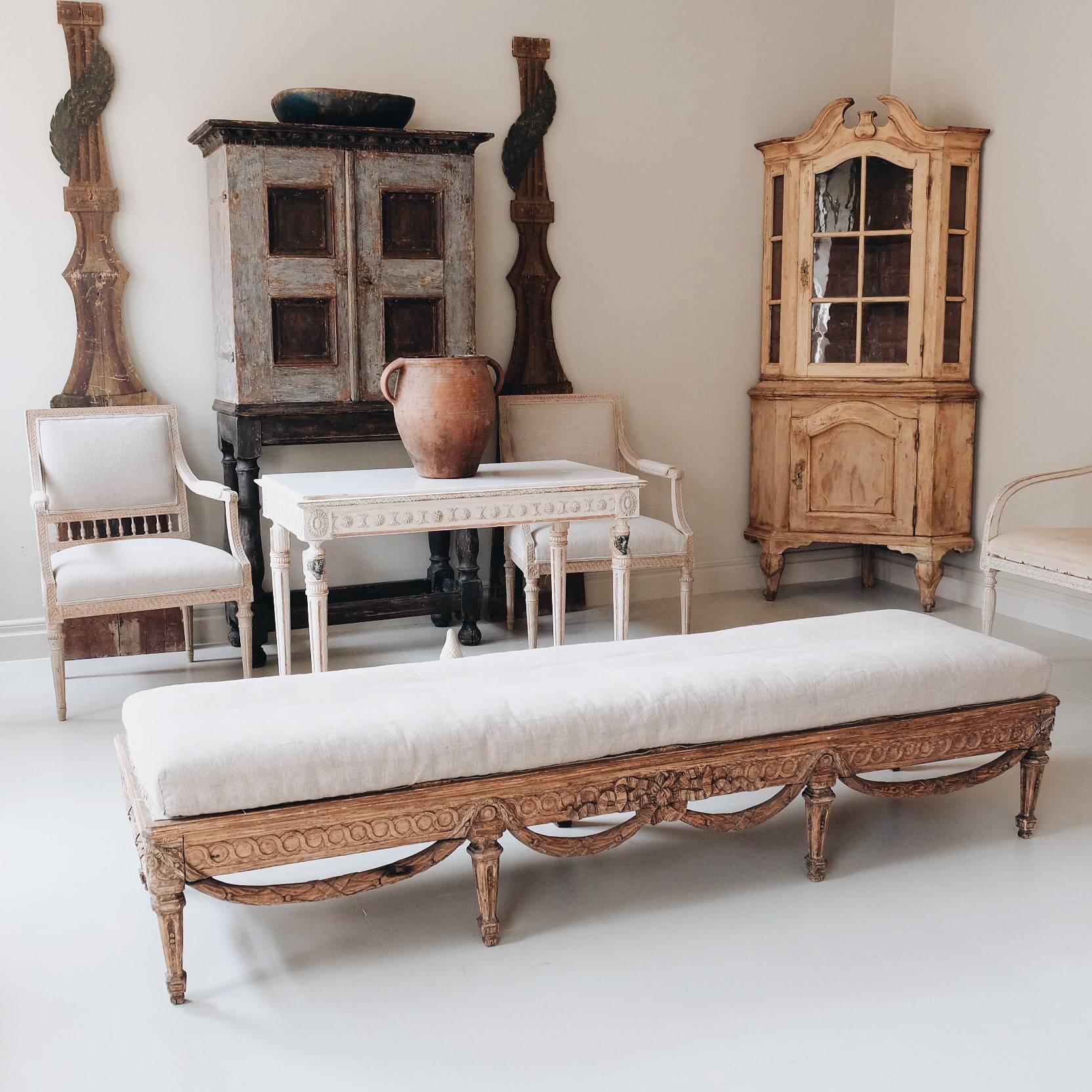 Swedish 18th Century Gustavian Daybed or Sofa