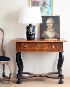 18th Century Swedish Baroque Console Table