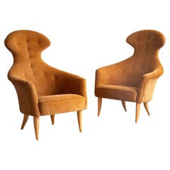 Mid 20th Century Easy Chairs by Kerstin Hörlin-Holmqvist