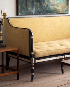19th Century English Regency Settee / Sofa