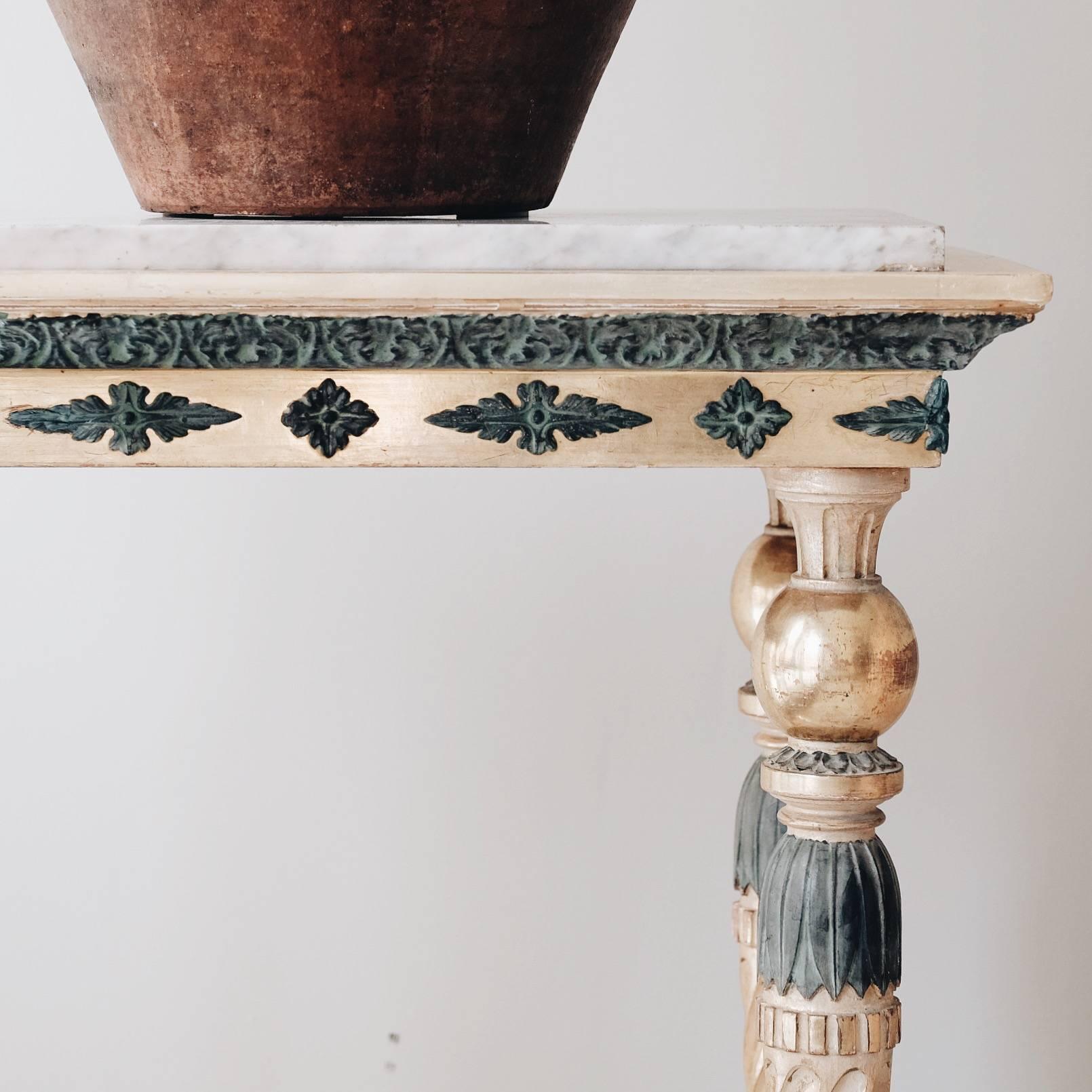 Swedish 19th Century Gustavian Console Table In Good Condition In Mjöhult, SE