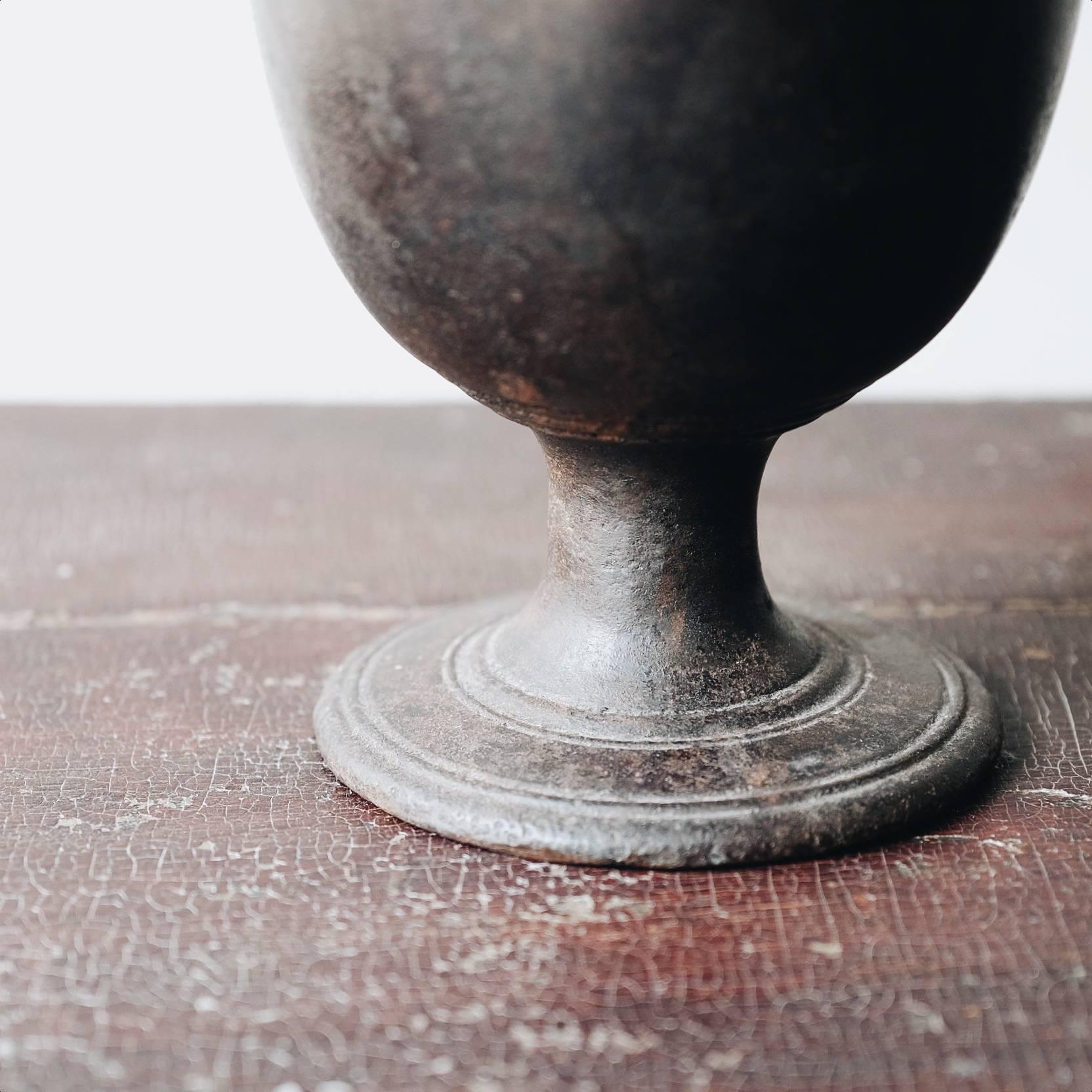 18th Century Swedish Cast Iron Mortar 1