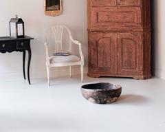 Large 19th Century Swedish Root Wood Bowl