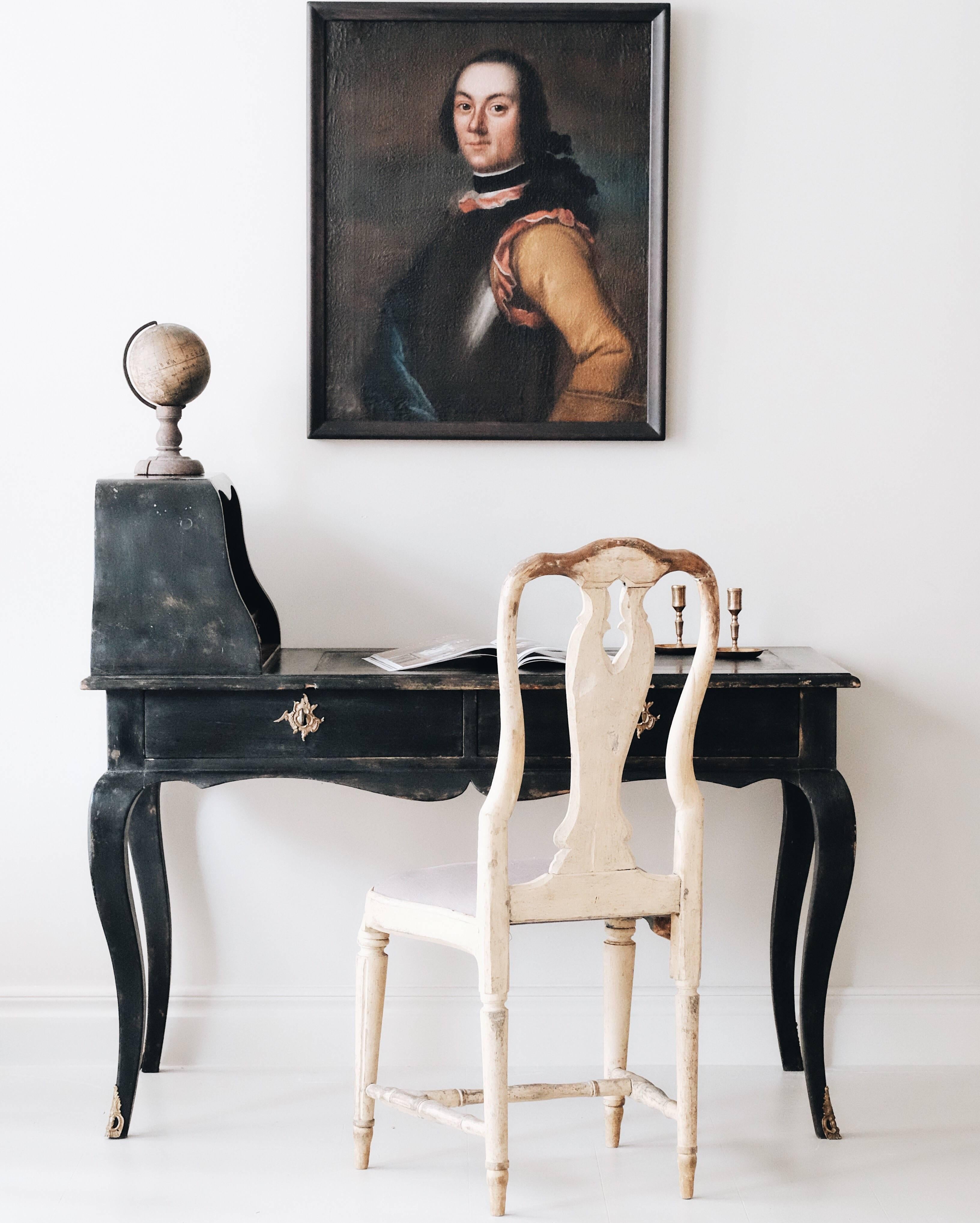 18th Century and Earlier 18th Century Swedish Rococo Desk