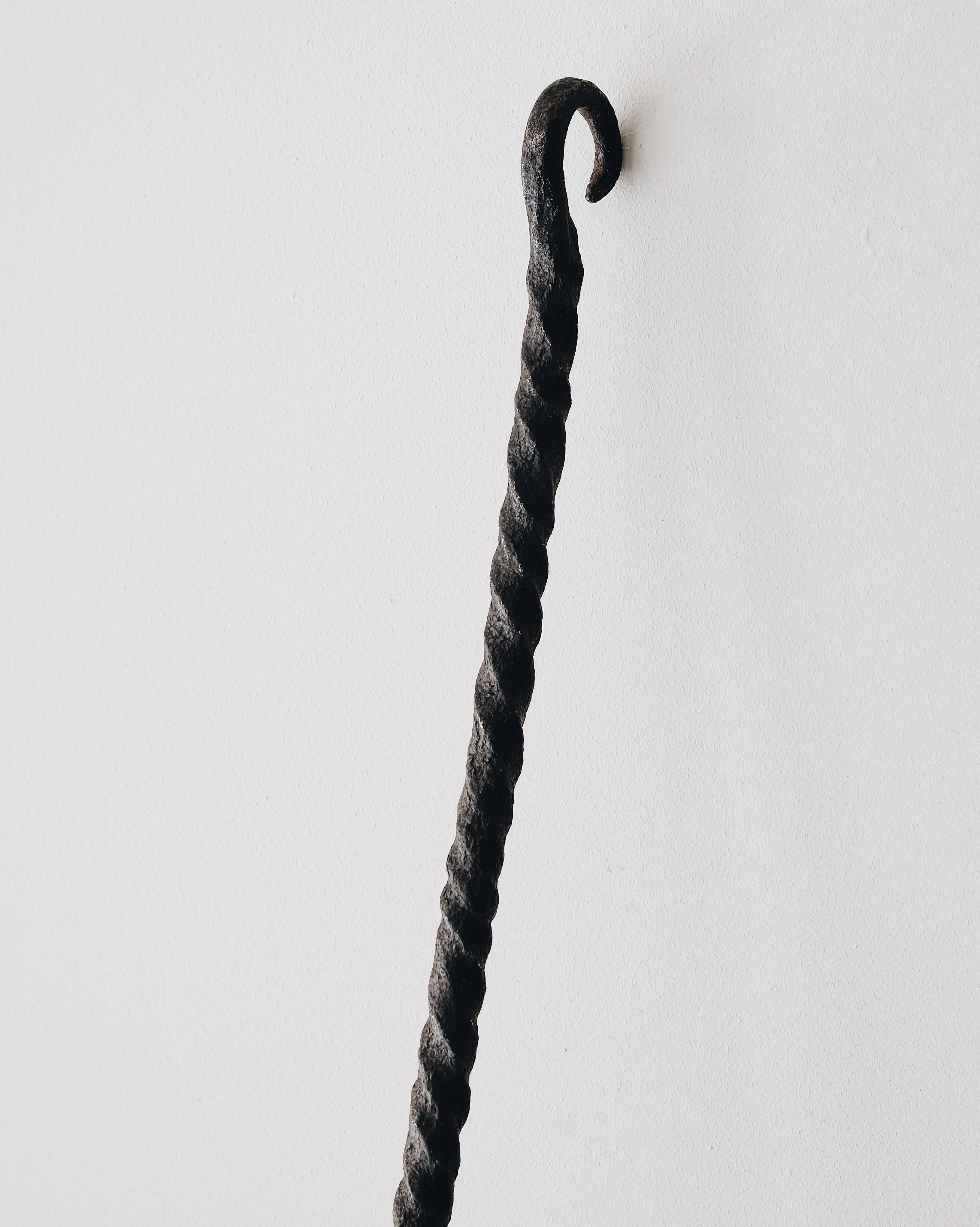 18th Century Swedish Wrought Iron Chandelier 1